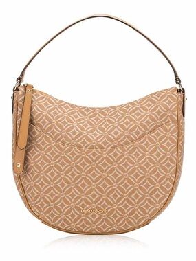 MICHAEL KORS NWOT DOVER LG HALF-MOON HOBO SHOULDER BAG MK GINGERY BROWN